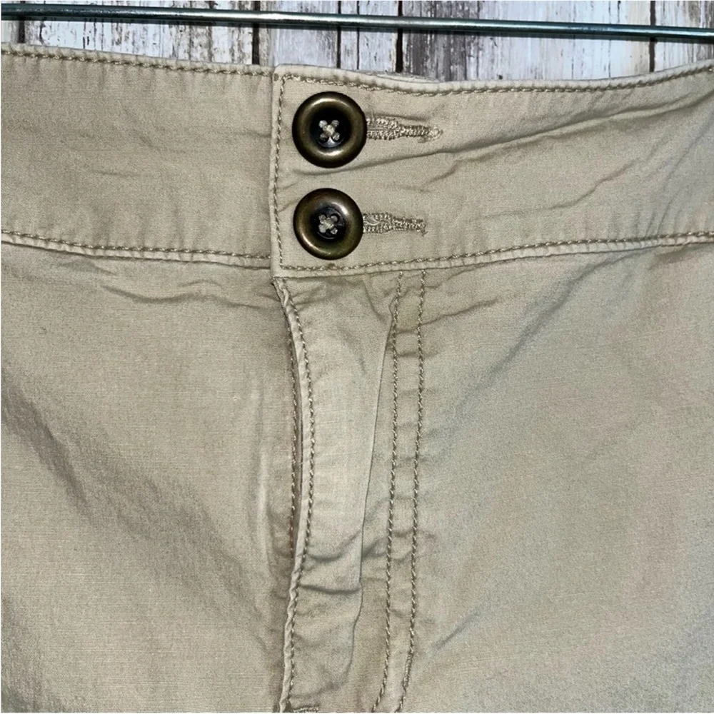 Lane Bryant Khaki Stretch Shorts - Picture 6 of 6